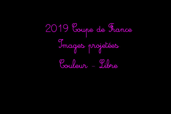 2019 Coupe de France IP Couleur Libre
