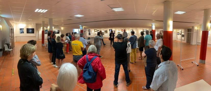 Vernissage de l'exposition à Foix