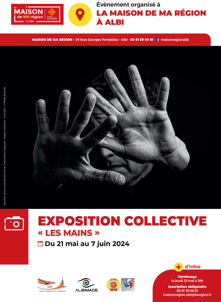Albi: Exposition collective Les Mains