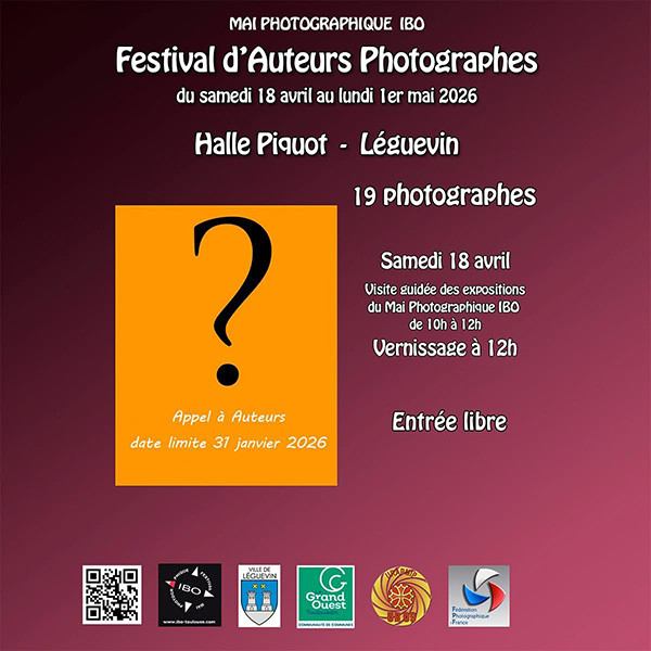 Evénement - Appel à Auteurs pour le Mai Photographique organisé par IBO