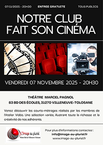 Le club L'Image au pluriel fait son cinéma